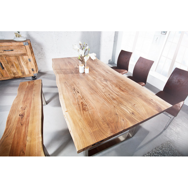 Jedálenský stôl 35944 200x100cm Masív drevo Acacia
