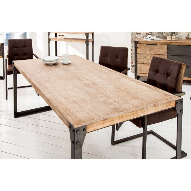 Jedálenský stôl 36770 200x90cm Bielený Acacia