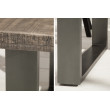 Jedálenský stôl 38655 160x90cm Masív drevo Mango šedé - PRODUKT JE SKLADOM - 2Ks Jedálenský stôl 38655 160x90cm Masív drevo Mango šedé - PRODUKT JE SKLADOM - 2Ks