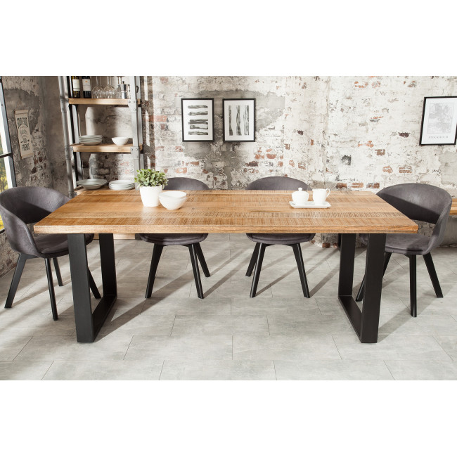 Jedálenský stôl 38660 200x90cm Masív drevo Mango prírodné - PRODUKT JE SKLADOM - 2Ks