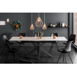 Rozkladací jedálenský stôl 39116 180/225x90cm Betón keramika Rozkladací jedálenský stôl 39116 180/225x90cm Betón keramika