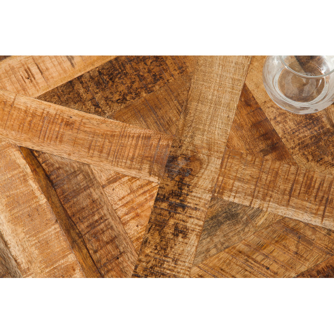 Jedálenský stôl 39286 160x90cm Masív drevo Mango prírodné