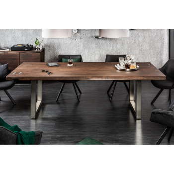 Jedálenský stôl 39337 240x100cm Artwork drevo Acacia