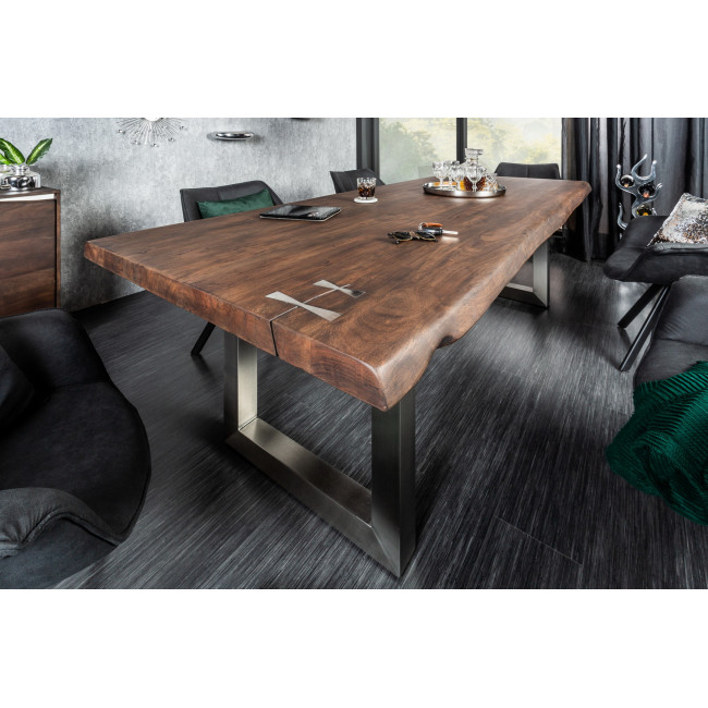 Jedálenský stôl 39337 240x100cm Artwork drevo Acacia