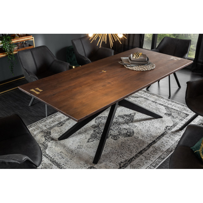 Jedálenský stôl 39341 200x90cm Artwork drevo Acacia