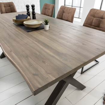 Jedálenský stôl 39789 160x90cm drevo Acacia
