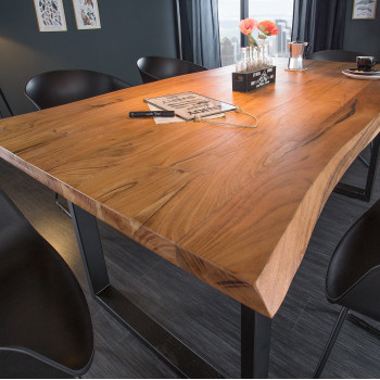 Jedálenský stôl 39909 200x100cm Masív drevo Divoká Acacia