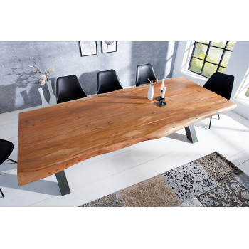 Jedálenský stôl Mammut X 240x105cm drevo Acacia - HONEY - PRODUKT JE SKLADOM - 1Ks
