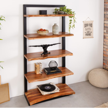 Knižnica/Regál Mammut 41628 85cm Drevo Acacia