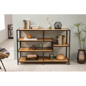 Knižnica/Regál 42020 115cm Slim Line Divoký Dub Knižnica/Regál 42020 115cm Slim Line Divoký Dub