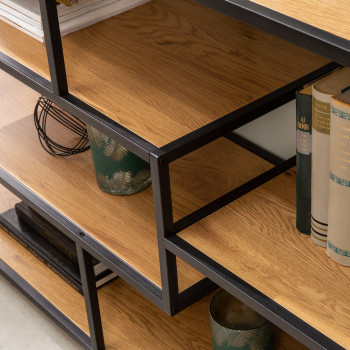 Knižnica/Regál 42020 115cm Slim Line Divoký Dub Knižnica/Regál 42020 115cm Slim Line Divoký Dub