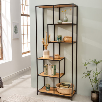 Knižnica/Regál 42022 77cm Slim Line Divoký Dub