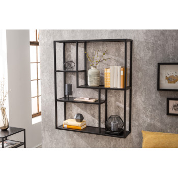 Knižnica/Regál 42029 75cm Slim Line  Čierny jaseň Knižnica/Regál 42029 75cm Slim Line  Čierny jaseň