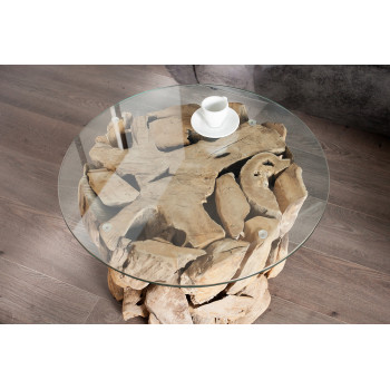 Konferenčný stôl 23208 60x60cm Drevo Teak