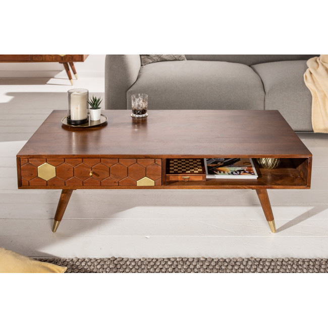 Konferenčný stôl 39948 117x60cm Drevo Acacia Konferenčný stôl 39948 117x60cm Drevo Acacia