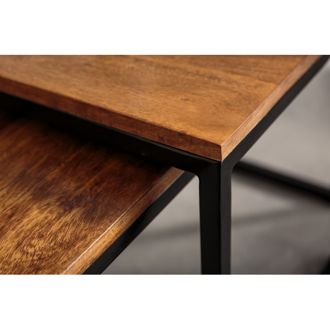 Konferenčný stôl 41069 100x40cm 2-set Drevo Palisander