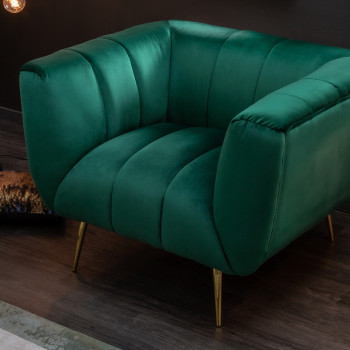 Kreslo 40478 Noblesse Zamat Smaragdovozelená Kreslo 40478 Noblesse Zamat Smaragdovozelená