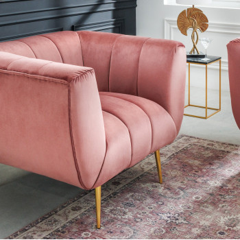 Kreslo 43265 Noblesse Zamat Staroružová Kreslo 43265 Noblesse Zamat Staroružová