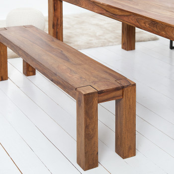 Lavica 15521 140cm Masív drevo Palisander