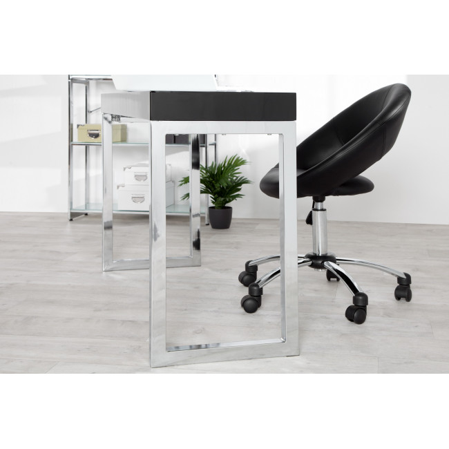 PC/Toaletný - stolík 22093 120cm Čierny vysoký lesk PC/Toaletný - stolík 22093 120cm Čierny vysoký lesk