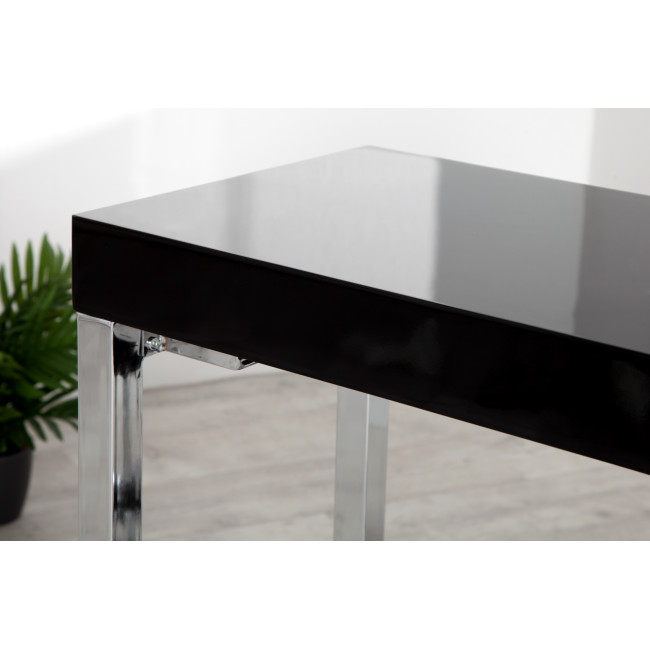 PC/Toaletný - stolík 22093 120cm Čierny vysoký lesk PC/Toaletný - stolík 22093 120cm Čierny vysoký lesk