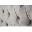 Posteľ 39428 160x200cm Zamat Strieborno šedá Posteľ 39428 160x200cm Zamat Strieborno šedá