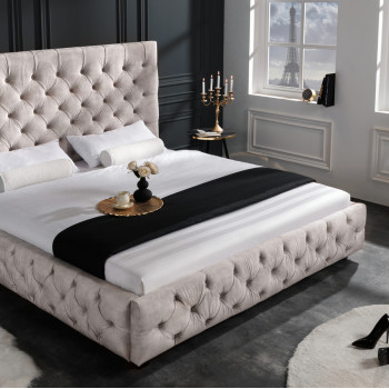 Posteľ 43106 160x200cm Zamat Champagne Posteľ 43106 160x200cm Zamat Champagne