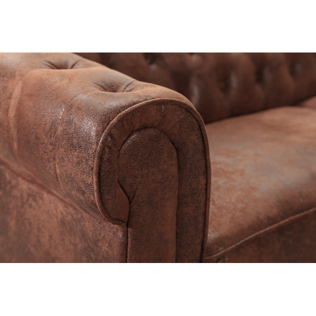 Rohová sedacia súprava 40610 Chesterfield Pravá - Antik hnedá Rohová sedacia súprava 40610 Chesterfield Pravá - Antik hnedá
