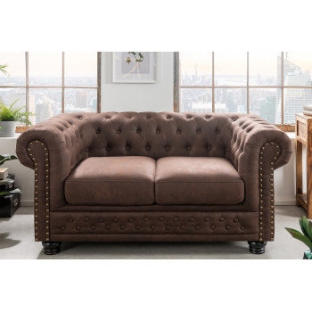 Sedacia súprava 40653 Chesterfield 2-sedenie Vintage Hnedá Sedacia súprava 40653 Chesterfield 2-sedenie Vintage Hnedá