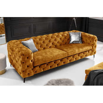 Sedacia súprava 41298 235cm Modern Barock Zamat Žltá Sedacia súprava 41298 235cm Modern Barock Zamat Žltá