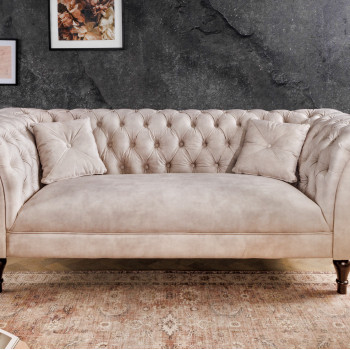 Sedacia súprava 42662 225cm Paris - Zamat Champagner Sedacia súprava 42662 225cm Paris - Zamat Champagner