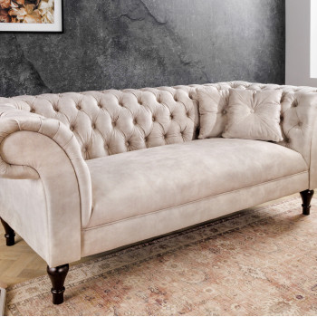 Sedacia súprava 42662 225cm Paris - Zamat Champagner Sedacia súprava 42662 225cm Paris - Zamat Champagner