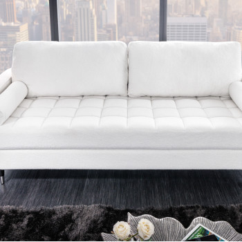 Sedacia súprava 42703 220cm Cozy - Teddy látka biela Sedacia súprava 42703 220cm Cozy - Teddy látka biela