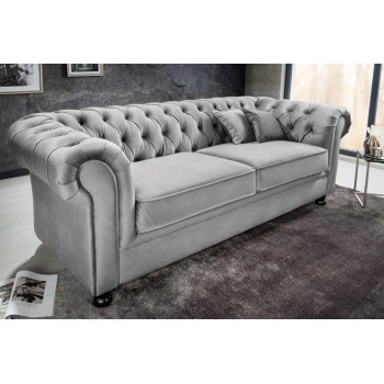 Sedacia súprava 43115 Windsor 3-sedenie Zamat Šedá Sedacia súprava 43115 Windsor 3-sedenie Zamat Šedá