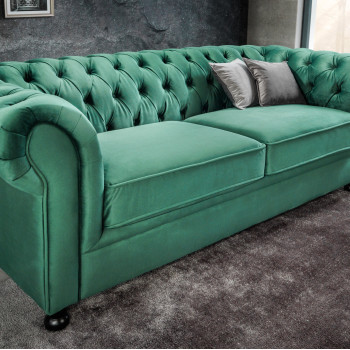 Sedacia súprava 43116 Windsor 3-sedenie Zamat Zelená Sedacia súprava 43116 Windsor 3-sedenie Zamat Zelená