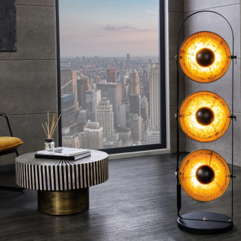 Stojaca lampa 22968 Studio 130cm Čierna-zlatá Stojaca lampa 22968 Studio 130cm Čierna-zlatá