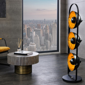 Stojaca lampa 22968 Studio 130cm Čierna-zlatá Stojaca lampa 22968 Studio 130cm Čierna-zlatá