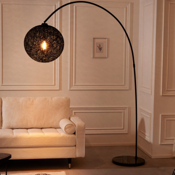 Stojaca lampa 40686 Cocooning 205cm Čierna Stojaca lampa 40686 Cocooning 205cm Čierna