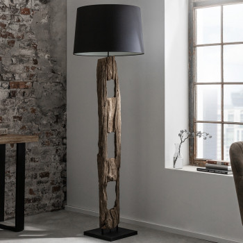 Stojaca lampa 41043 Barracuda 177cm Čierna Drevo Acacia Stojaca lampa 41043 Barracuda 177cm Čierna Drevo Acacia