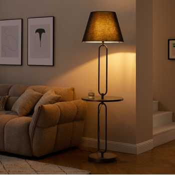 Stojaca lampa 43759 Servant 175cm Čierna Stojaca lampa 43759 Servant 175cm Čierna
