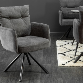 Stolička 40168 Antracit - otočná