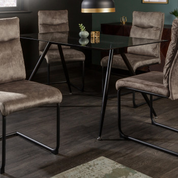 Stolička 41172 Comfort Zamat Taupe antik