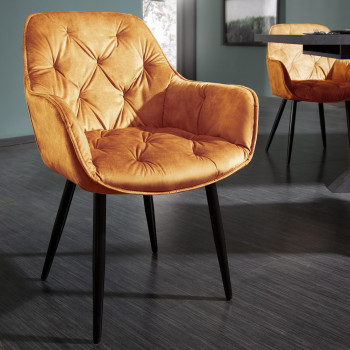 Stolička 41179 Milano Zamat Žltá Stolička 41179 Milano Zamat Žltá