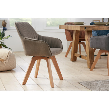 Stolička 41314 Livorno Mikrofaser Vintage Taupe