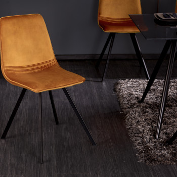 Stolička 41318 Žltá - Zamat Stolička 41318 Žltá - Zamat