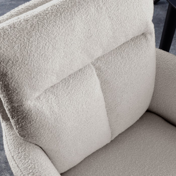 Stolička 42674 George Bouclé látka Béžová Stolička 42674 George Bouclé látka Béžová