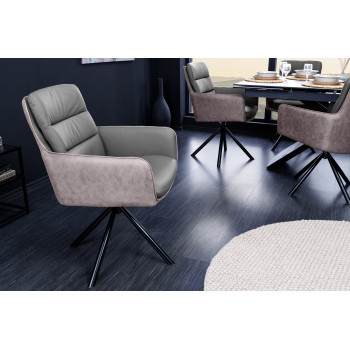 Stolička 43635 George Kožená Taupe Stolička 43635 George Kožená Taupe