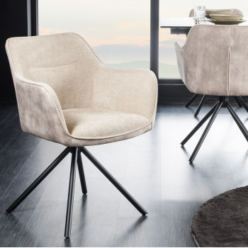 Stolička 44156 Verona látka Champagne + Zamat