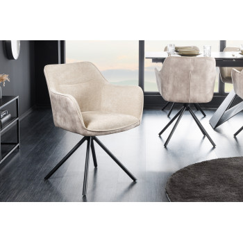 Stolička 44156 Verona látka Champagne + Zamat Stolička 44156 Verona látka Champagne + Zamat