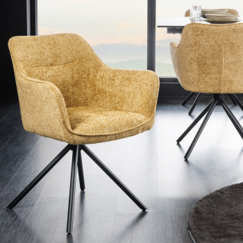 Stolička 44159 Verona látka Žltá